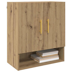 vidaXL Wall Cabinet 60 x 31 x 70 cm Engineered Wood Artisan oak 3