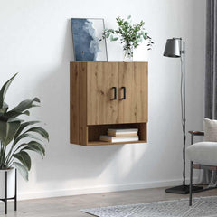 vidaXL Wall Cabinet 60 x 31 x 70 cm Engineered Wood Artisan oak 4