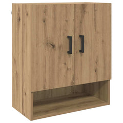vidaXL Wall Cabinet 60 x 31 x 70 cm Engineered Wood Artisan oak 2