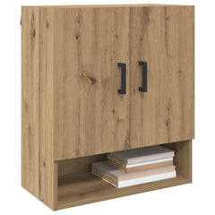 vidaXL Wall Cabinet 60 x 31 x 70 cm Engineered Wood Artisan oak 3