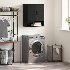 Wall Cabinet 60x31x70 cm Engineered Wood Black oak