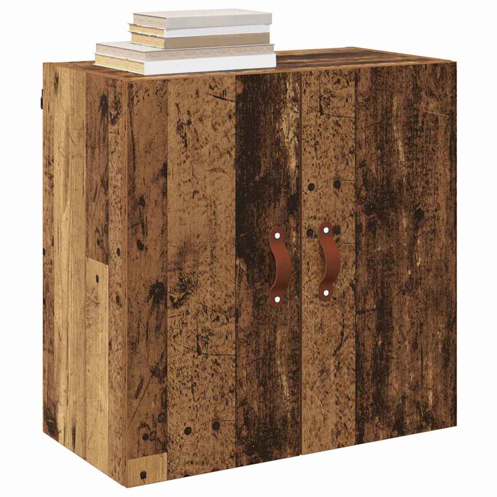 vidaXL Wall Cabinet 60 x 31 x 60 cm Engineered Wood Old wood 3