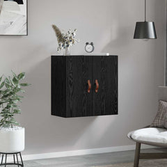 vidaXL Wall Cabinet 60 x 31 x 60 cm Engineered Wood Black oak 4