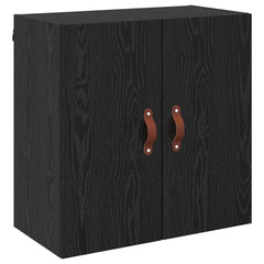 vidaXL Wall Cabinet 60 x 31 x 60 cm Engineered Wood Black oak 2