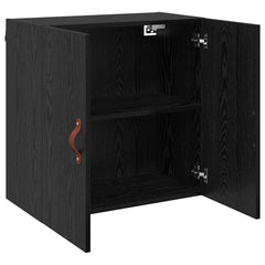 vidaXL Wall Cabinet 60 x 31 x 60 cm Engineered Wood Black oak 5