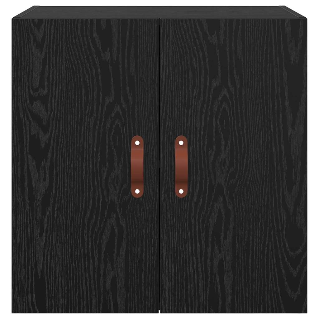 vidaXL Wall Cabinet 60 x 31 x 60 cm Engineered Wood Black oak 6