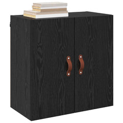 vidaXL Wall Cabinet 60 x 31 x 60 cm Engineered Wood Black oak 3