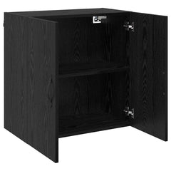 vidaXL Wall-Mounted Cabinet 60 x 31 x 60 cm Engineered Wood Black Oak 5