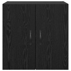 vidaXL Wall-Mounted Cabinet 60 x 31 x 60 cm Engineered Wood Black Oak 6