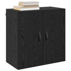 vidaXL Wall-Mounted Cabinet 60 x 31 x 60 cm Engineered Wood Black Oak 3