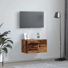 vidaXL Wall-Mounted Cabinet 60 x 36.5 x 35 cm Engineered Wood Old Wood 4