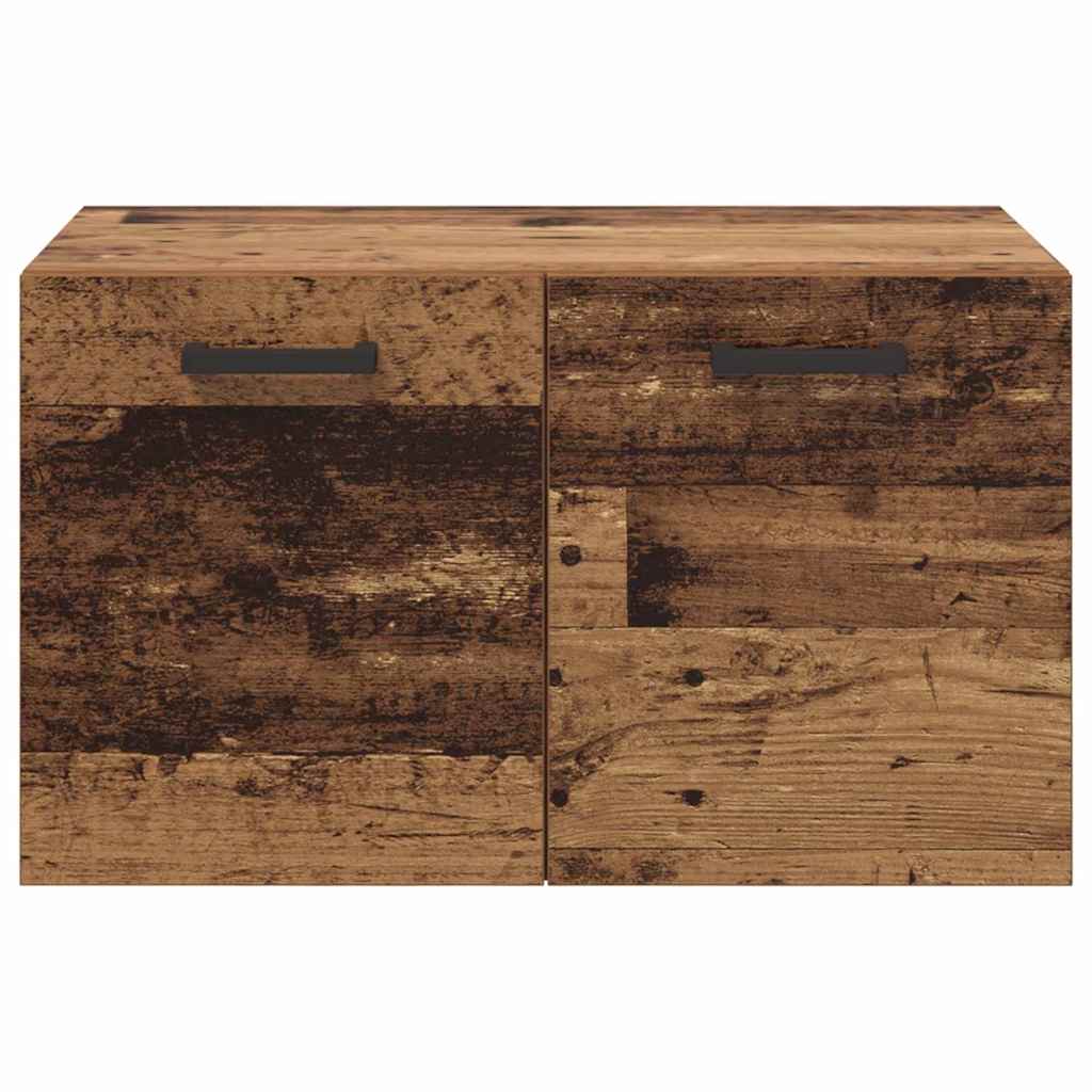vidaXL Wall-Mounted Cabinet 60 x 36.5 x 35 cm Engineered Wood Old Wood 6