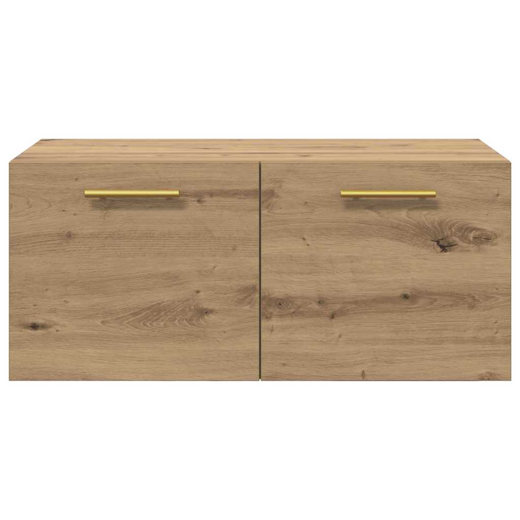 vidaXL Wall Cabinet 80 x 36.5 x 35 cm Engineered Wood Artisan oak 6