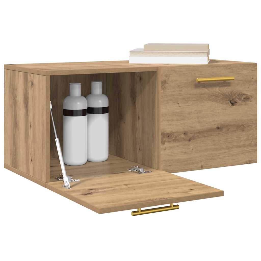 vidaXL Wall Cabinet 80 x 36.5 x 35 cm Engineered Wood Artisan oak 3