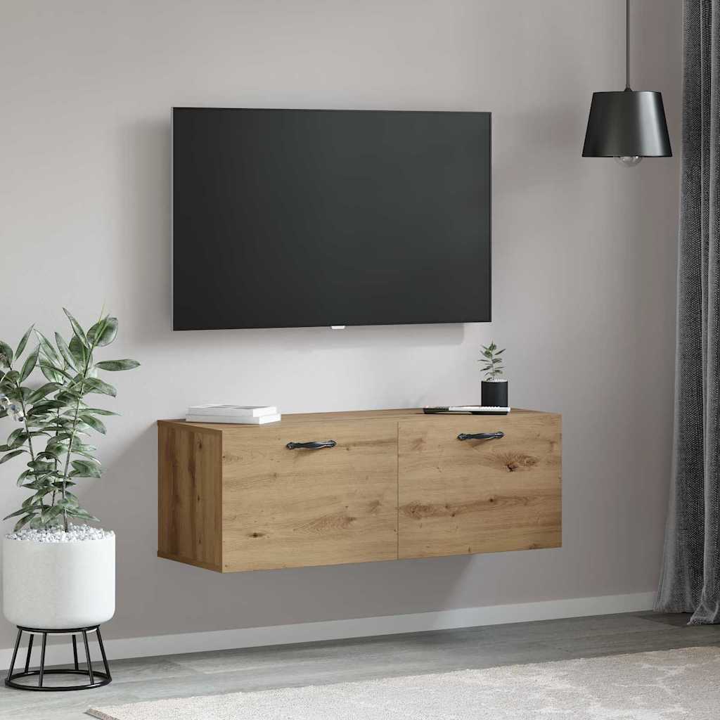 vidaXL Wall-Mounted Cabinet 100 x 36.5 x 35 cm Engineered Wood 4