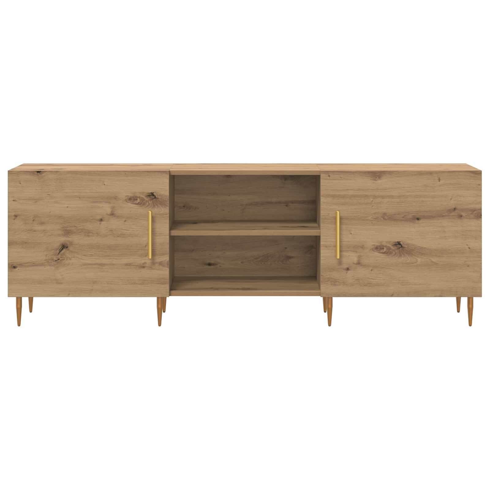 vidaXL TV Cabinet 150 x 30 x 50 cm Artisan oak Engineered wood 6