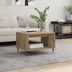 vidaXL Coffee Table Artisan oak 60 x 50 x 40 cm Engineered wood 1