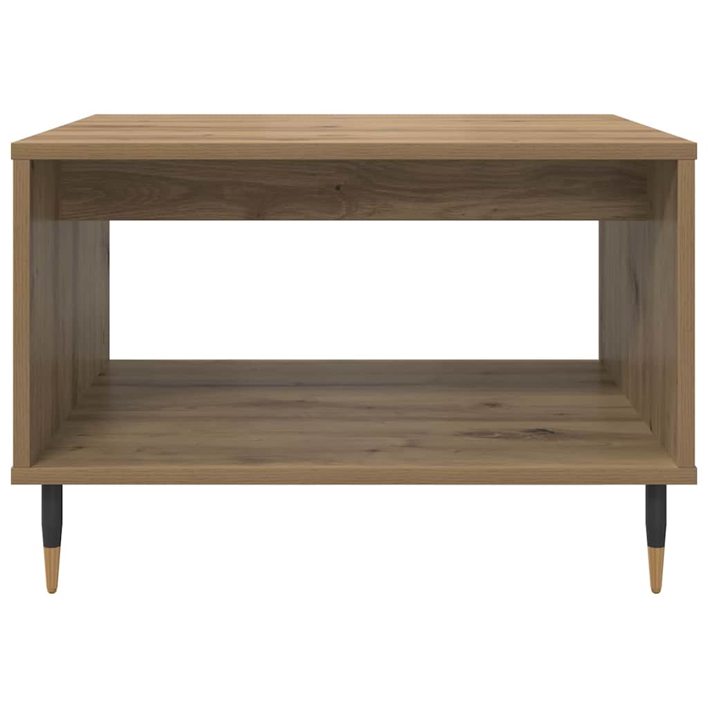vidaXL Coffee Table Artisan oak 60 x 50 x 40 cm Engineered wood 5