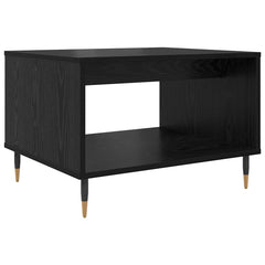 vidaXL Coffee Table Black oak 60 x 50 x 40 cm Engineered wood 2