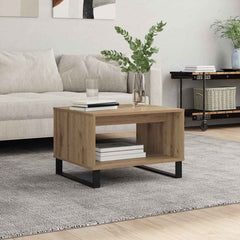 vidaXL Coffee Table Artisan oak 60 x 50 x 40 cm Engineered wood 1