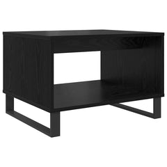 vidaXL Coffee Table Black oak 60 x 50 x 40 cm Engineered wood 2