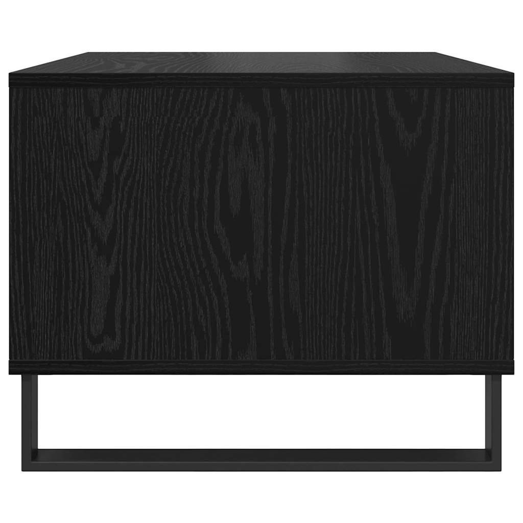vidaXL Coffee Table Black oak 60 x 50 x 40 cm Engineered wood 6