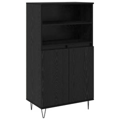 vidaXL Highboard Black 60 x 36 x 110 cm Engineered Wood 2