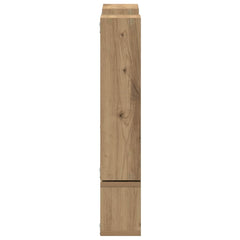 vidaXL Wall Shelf Wall-Mounted Artisan Oak 96 x 12 x 64 cm 6