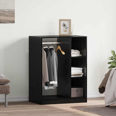 vidaXL Wardrobe Engineered Wood with Rod