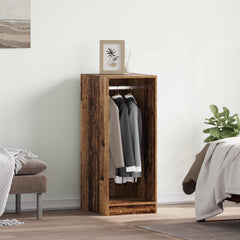 vidaXL Wardrobe Engineered Wood with Rod
