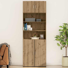 vidaXL Wall Cabinet Artisan oak 80 x 42.5 x 40 cm Engineered Wood 1