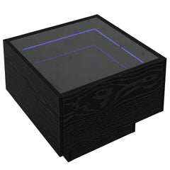 vidaXL Coffee Table Black oak 40 x 40 x 30 cm 2