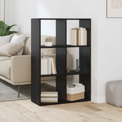 vidaXL Book Cabinet 6-Tier 69.5 x 29 x 103.5 cm Engineered Wood 1