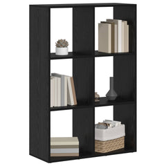 vidaXL Book Cabinet 6-Tier 69.5 x 29 x 103.5 cm Engineered Wood 3