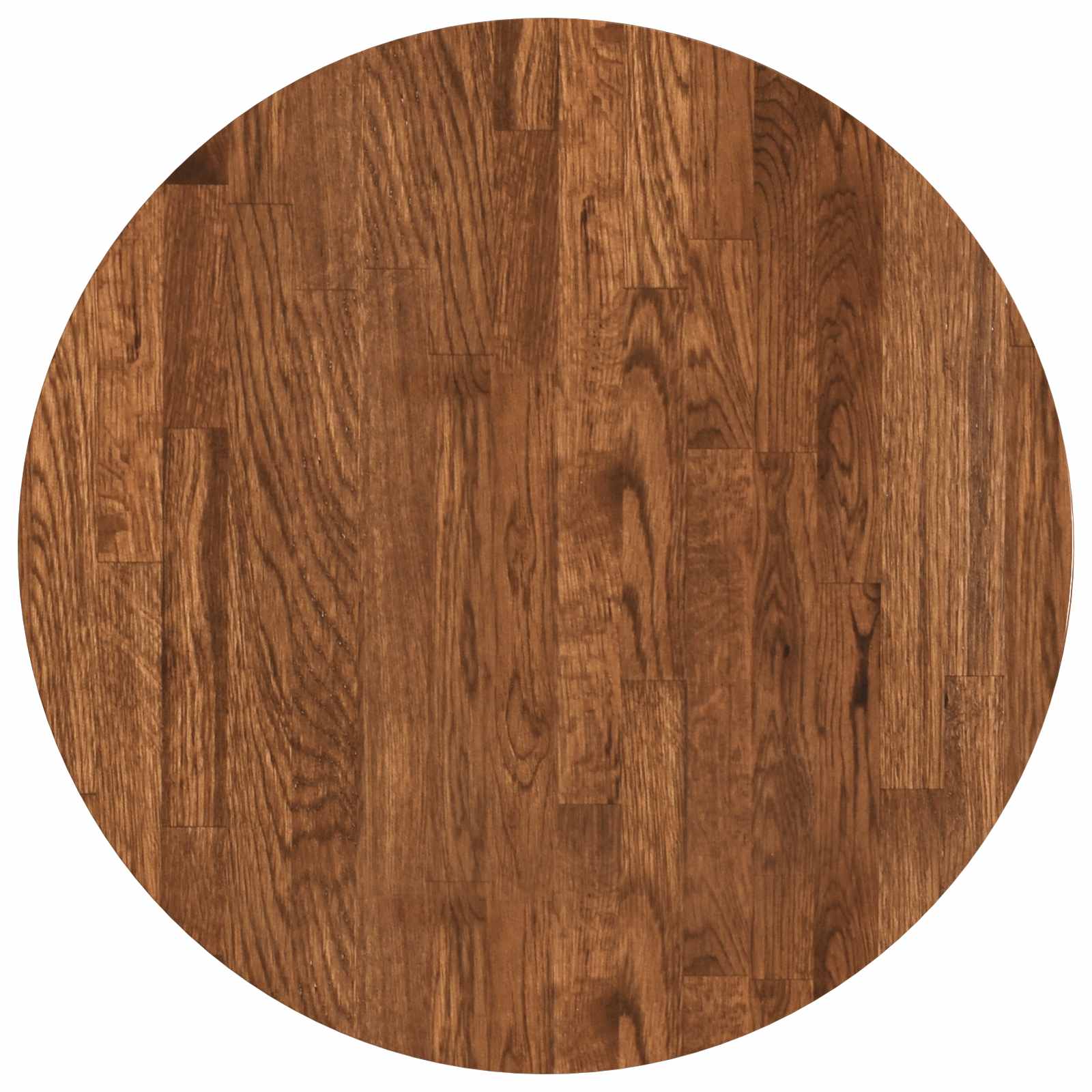 vidaXL Table Top Ø 50 x 4 cm Round Solid Oak Wood Light Brown 2