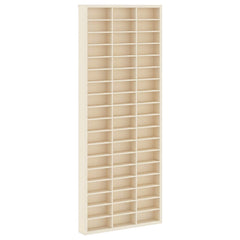 vidaXL Wall Display Case Wall-Mounted Beige 30 x 4.5 x 75 cm 1