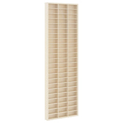 vidaXL Wall Display Case Wall-Mounted Beige 30 x 4.5 x 96 cm 1