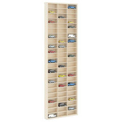 vidaXL Wall Display Case Wall-Mounted Beige 30 x 4.5 x 96 cm 2