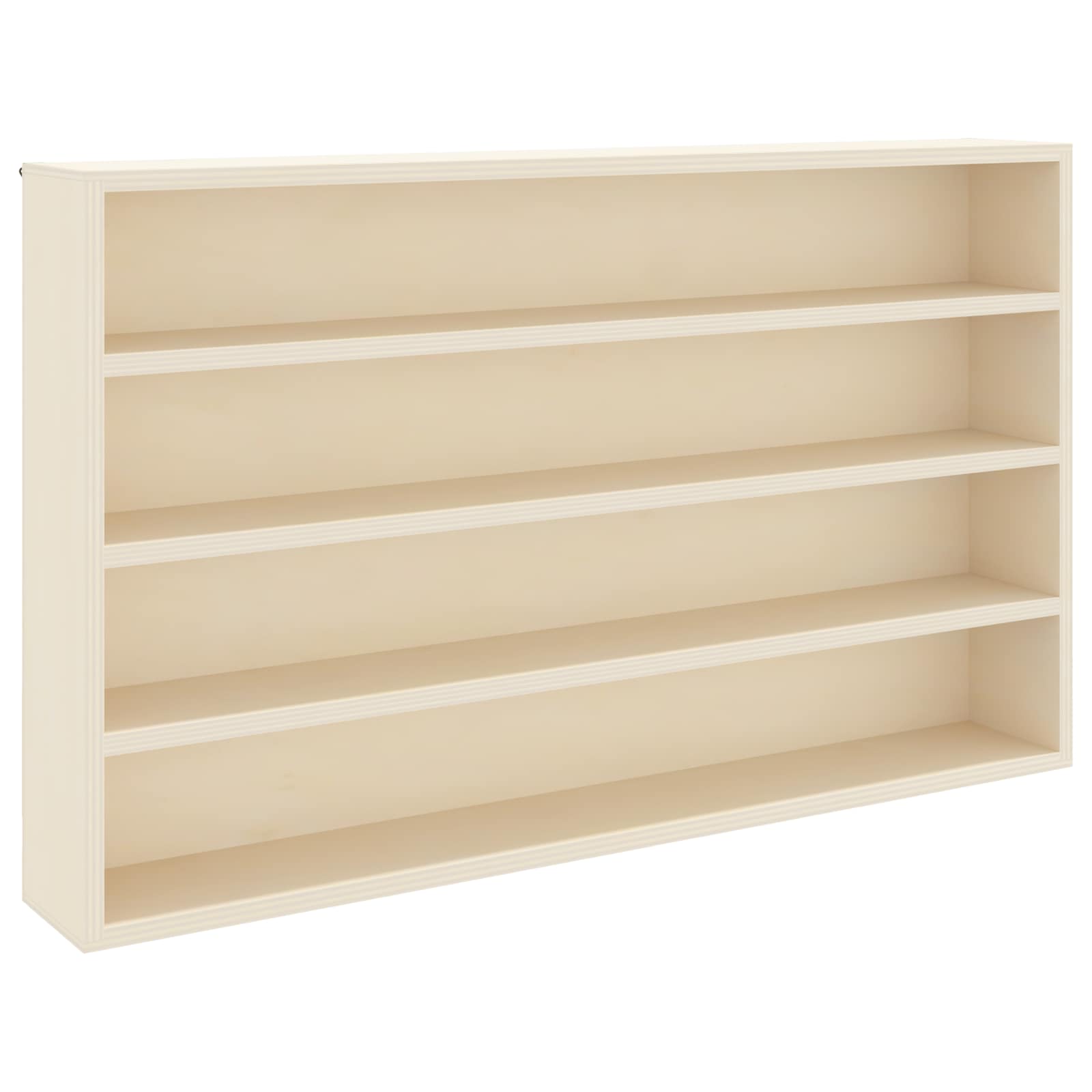 vidaXL Wall Display Case Wall-Mounted Beige 60 x 8.5 x 37 cm 1