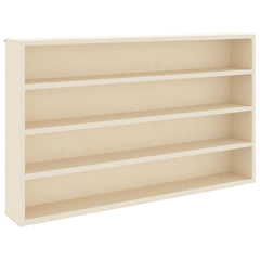 vidaXL Wall Display Case Wall-Mounted Beige 60 x 8.5 x 37 cm 1