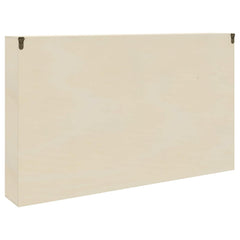 vidaXL Wall Display Case Wall-Mounted Beige 60 x 8.5 x 37 cm 5