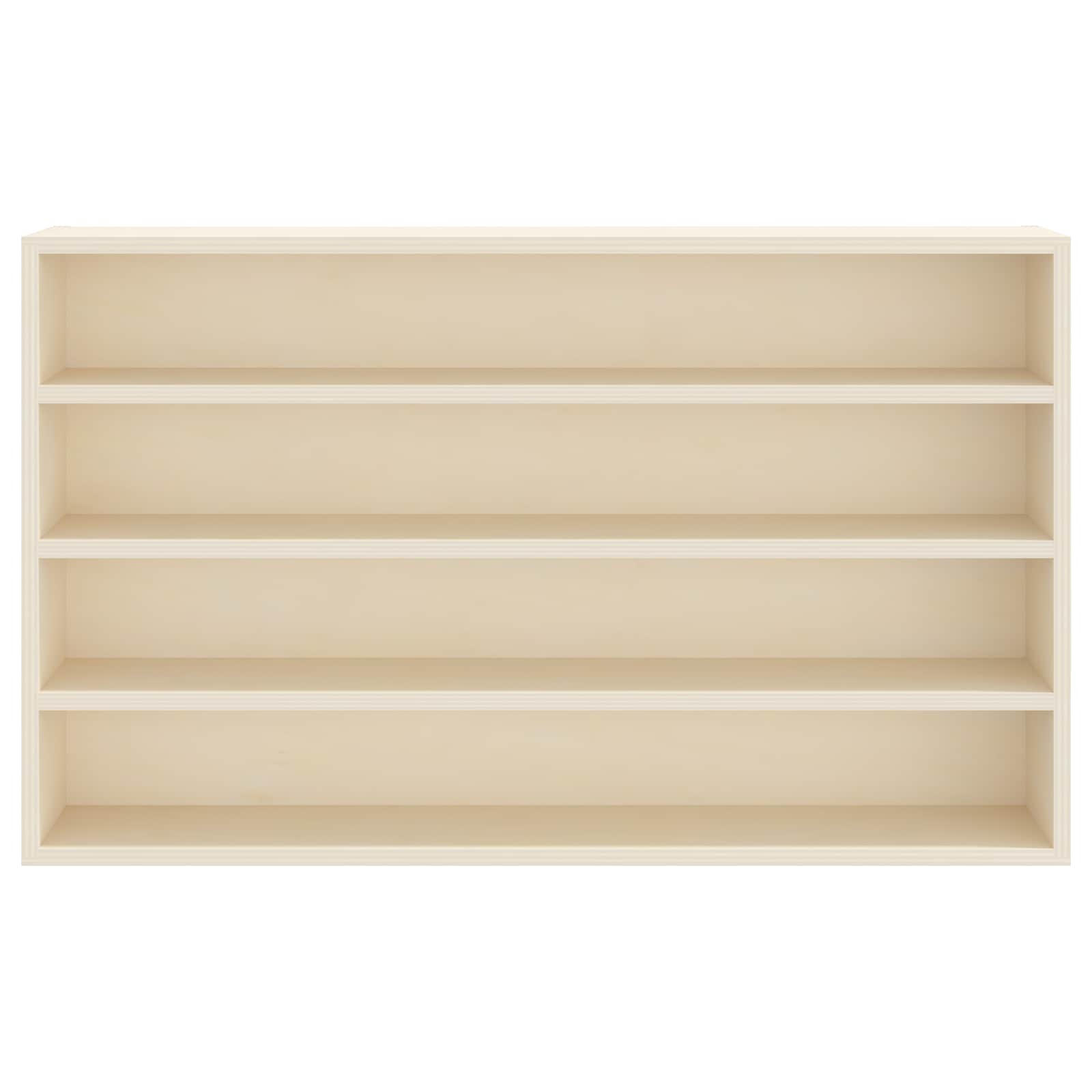 vidaXL Wall Display Case Wall-Mounted Beige 60 x 8.5 x 37 cm 3
