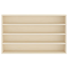 vidaXL Wall Display Case Wall-Mounted Beige 60 x 8.5 x 37 cm 3