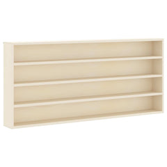 vidaXL Wall Display Case Wall-Mounted Beige 80 x 8.5 x 36 cm 1