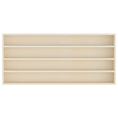 vidaXL Wall Display Case Wall-Mounted Beige 80 x 8.5 x 36 cm 3