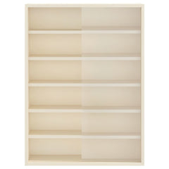 vidaXL Wall Display Case with Shelf Beige 40 x 8.5 x 54 cm Plywood 5