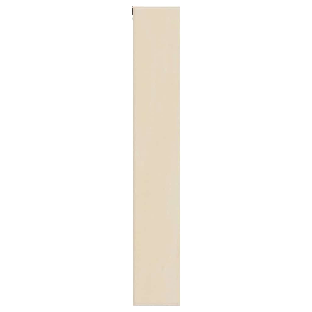 vidaXL Wall Display Case with Shelf Beige 40 x 8.5 x 54 cm Plywood 6