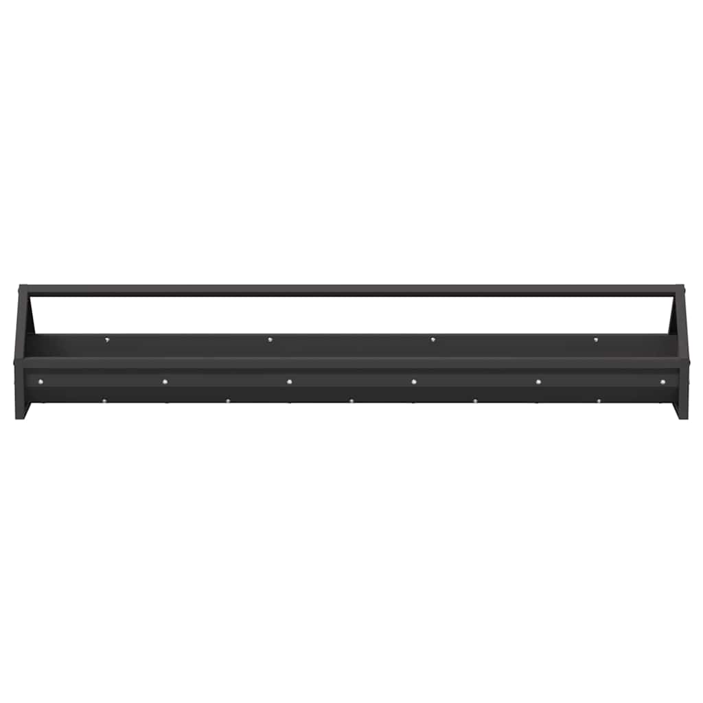vidaXL Chicken Feeding Trough Black 108 x 20.5 x 20 cm 5 kg 5