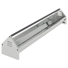 vidaXL Chicken Feeding Trough Silver 108 x 20.5 x 20 cm 5 kg 2