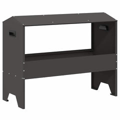 vidaXL Livestock Feeding Trough Black 79 x 35 x 62 cm 15 kg 2